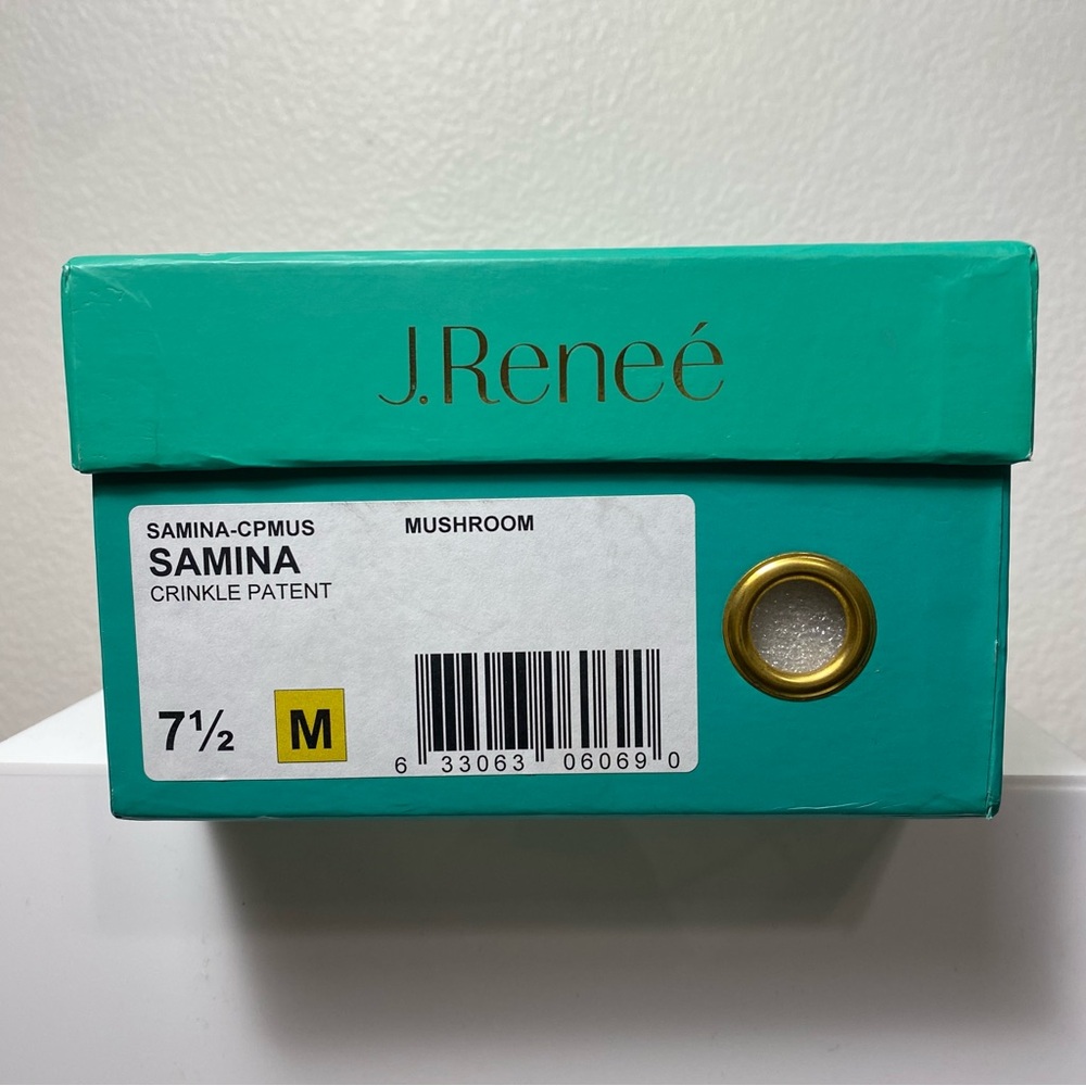 J.Renee Samina Mushroom Slingback Block Heels Size 7.5 NWT - Picture 2 of 15